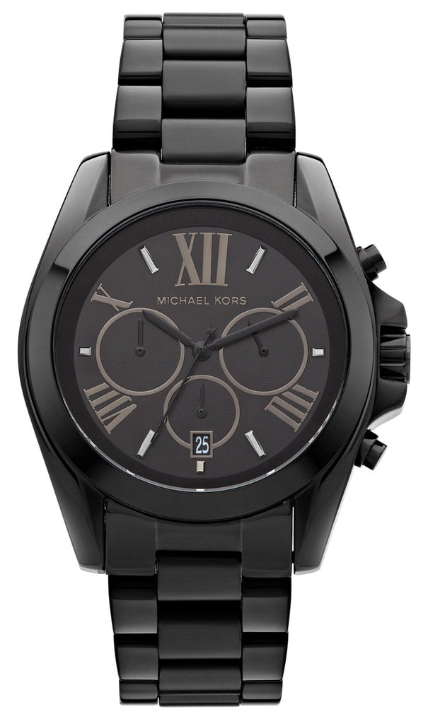 Michael Kors Bradshaw Black Dial Black Steel Strap Watch for Men - MK5550 Buy Now By Michael Kors