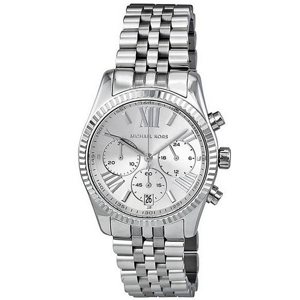 Michael Kors Lexington Silver Dial Silver Steel Strap Watch for Women - MK5555 Buy Now By Michael Kors