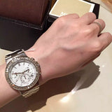 Michael Kors Dylan Silver Dial Silver Steel Strap Watch for Women - MK5585 Buy Now By Michael Kors