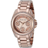 Michael Kors Blair Rose Gold Dial Rose Gold Steel Strap Watch for Women - MK5613 Buy Now By Michael Kors