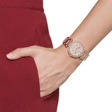 Michael Kors Parker White Dial Rose Gold Steel Strap Watch for Women - MK5616 Buy Now By Michael Kors