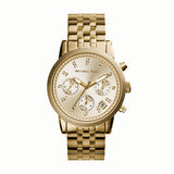 Michael Kors Ritz Chronograph Gold Dial Gold Steel Strap Watch for Women - MK5676 Buy Now By Michael Kors