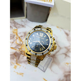 Michael Kors Everest Chronograph Black Dial Gold Steel Strap Watch For Women - MK5828 Buy Now By Michael Kors