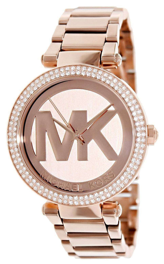 Michael Kors Parker Rose Gold Dial Rose Gold Steel Strap Watch for Women - MK5865 Buy Now By Michael Kors
