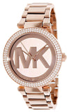 Michael Kors Parker Rose Gold Dial Rose Gold Steel Strap Watch for Women - MK5865 Buy Now By Michael Kors