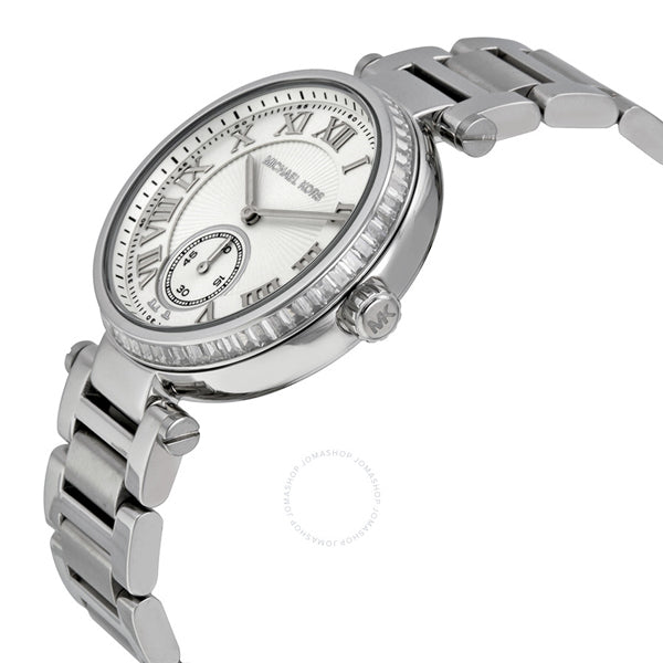 Michael Kors Skylar Silver Dial Silver Steel Strap Watch for Women - MK5866 Buy Now By Michael Kors