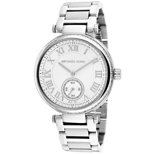 Michael Kors Skylar Silver Dial Silver Steel Strap Watch for Women - MK5866 Buy Now By Michael Kors