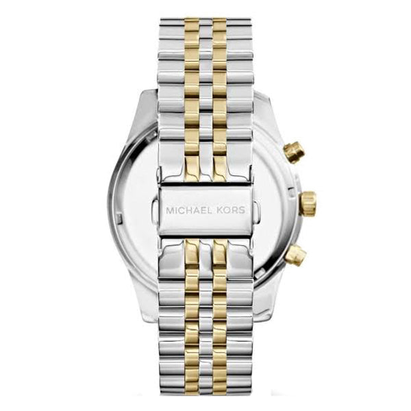 Michael Kors Lexington Silver Dial Two Tone Steel Strap Watch for Women - MK5955 Buy Now By Michael Kors