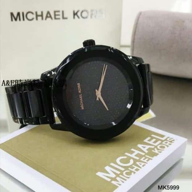 Michael Kors Kinley Silver Dial Black Steel Strap Watch for Women - MK5999 Buy Now By Michael Kors