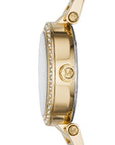 Michael Kors Parker White Dial Gold Steel Strap Watch for Women - MK6056 Buy Now By Michael Kors