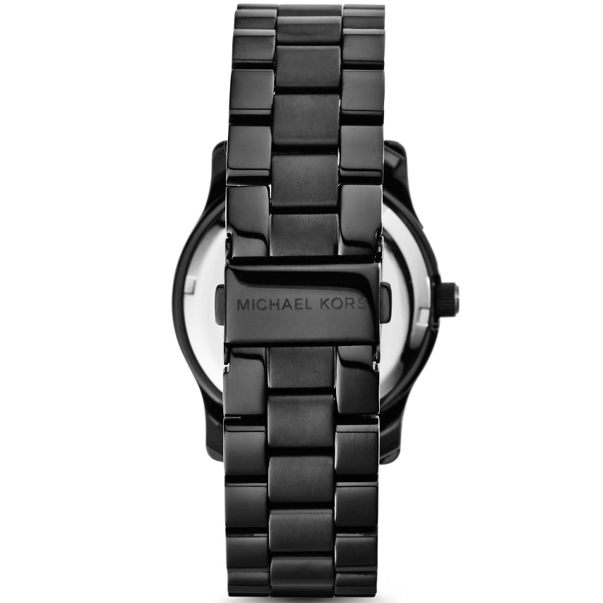 Michael Kors Runway Black Dial Black Steel Strap Watch for Women - MK6057 Buy Now By Michael Kors