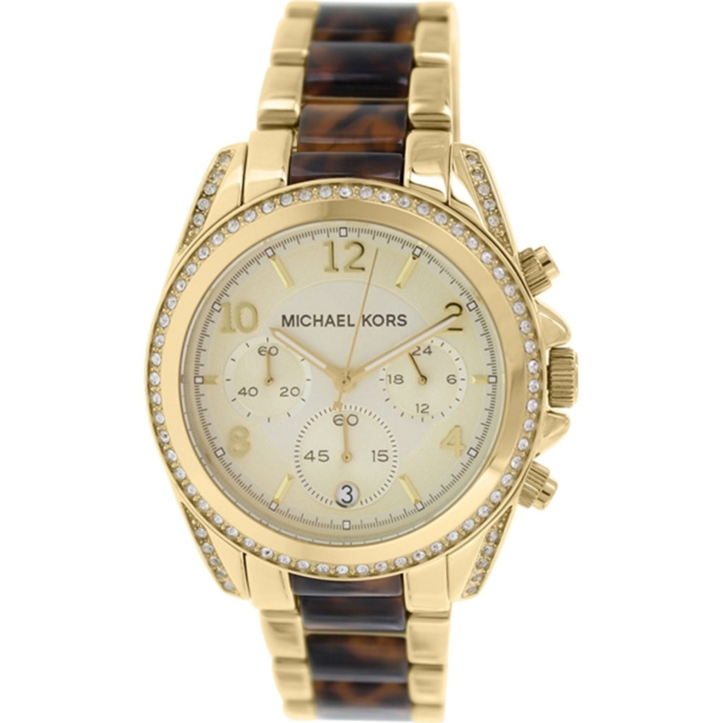 Michael Kors Blair Gold Dial Two Tone Steel Strap Watch for Women - MK6094 Buy Now By Michael Kors
