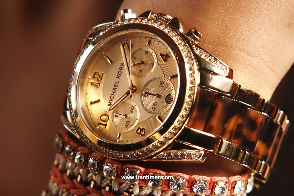 Michael Kors Blair Gold Dial Two Tone Steel Strap Watch for Women - MK6094 Buy Now By Michael Kors