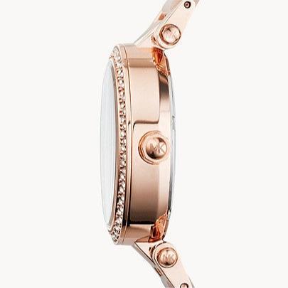 Michael Kors Parker Pink Dial Two Tone Steel Strap Watch for Women - MK6110 Buy Now By Michael Kors