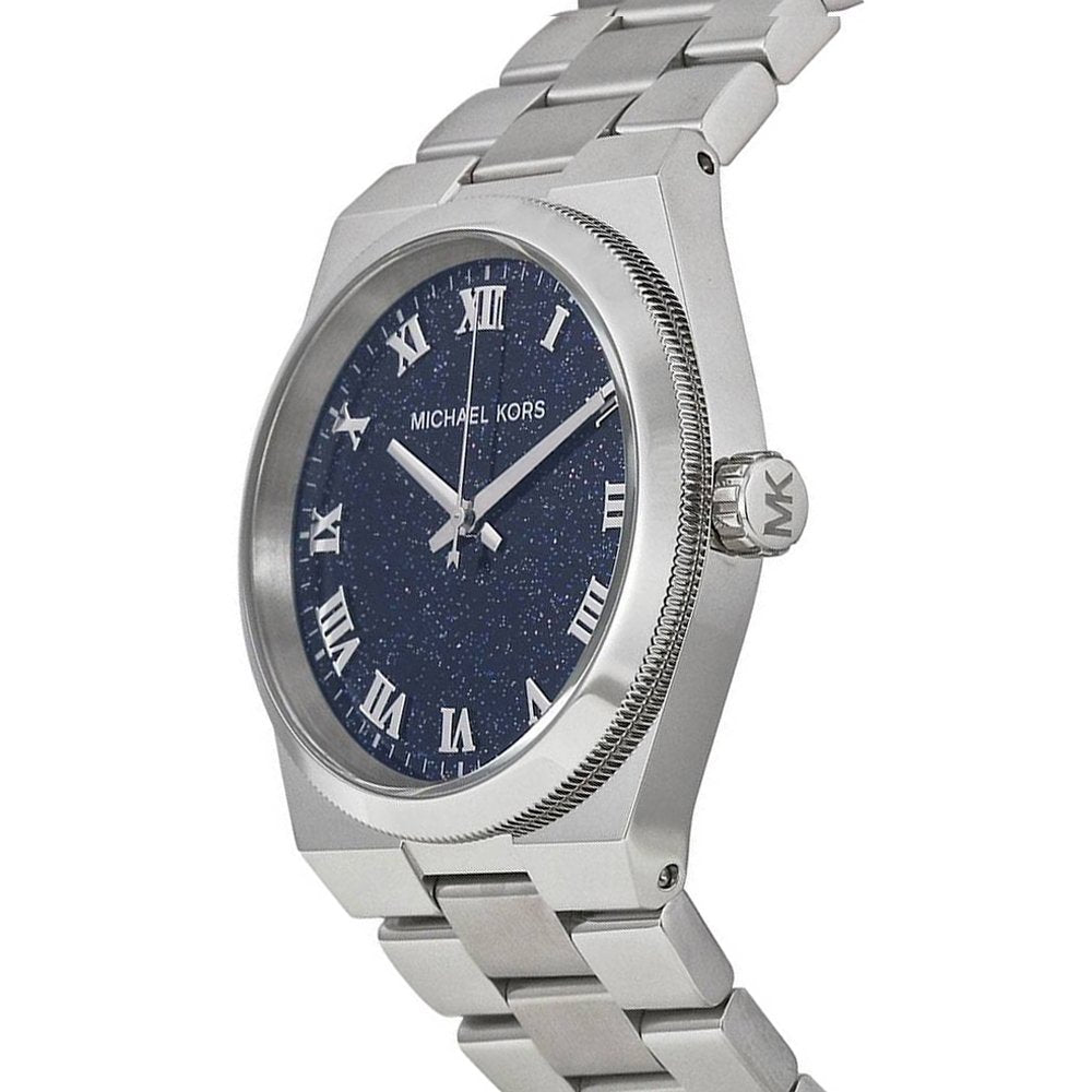 Michael Kors Channing Midnight Blue Dial Silver Steel Strap Watch for Women - MK6113 Buy Now By Michael Kors