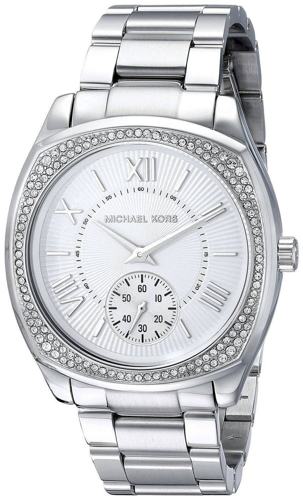 Michael Kors Bryn Quartz Silver Dial Silver Steel Strap Watch For Women - MK6133 Buy Now By Michael Kors
