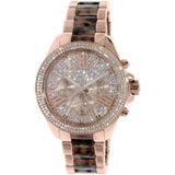 Michael Kors Wren Diamonds Rose Gold Dial Two Tone Steel Strap Watch for Women - MK6159 Buy Now By Michael Kors