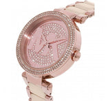 Michael Kors Parker Pink Dial Pink Steel Strap Watch for Women - MK6176 Buy Now By Michael Kors