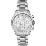 Michael Kors Brinkley Diamonds Silver Dial Silver Steel Strap Watch for Women - MK6186 Buy Now By Michael Kors