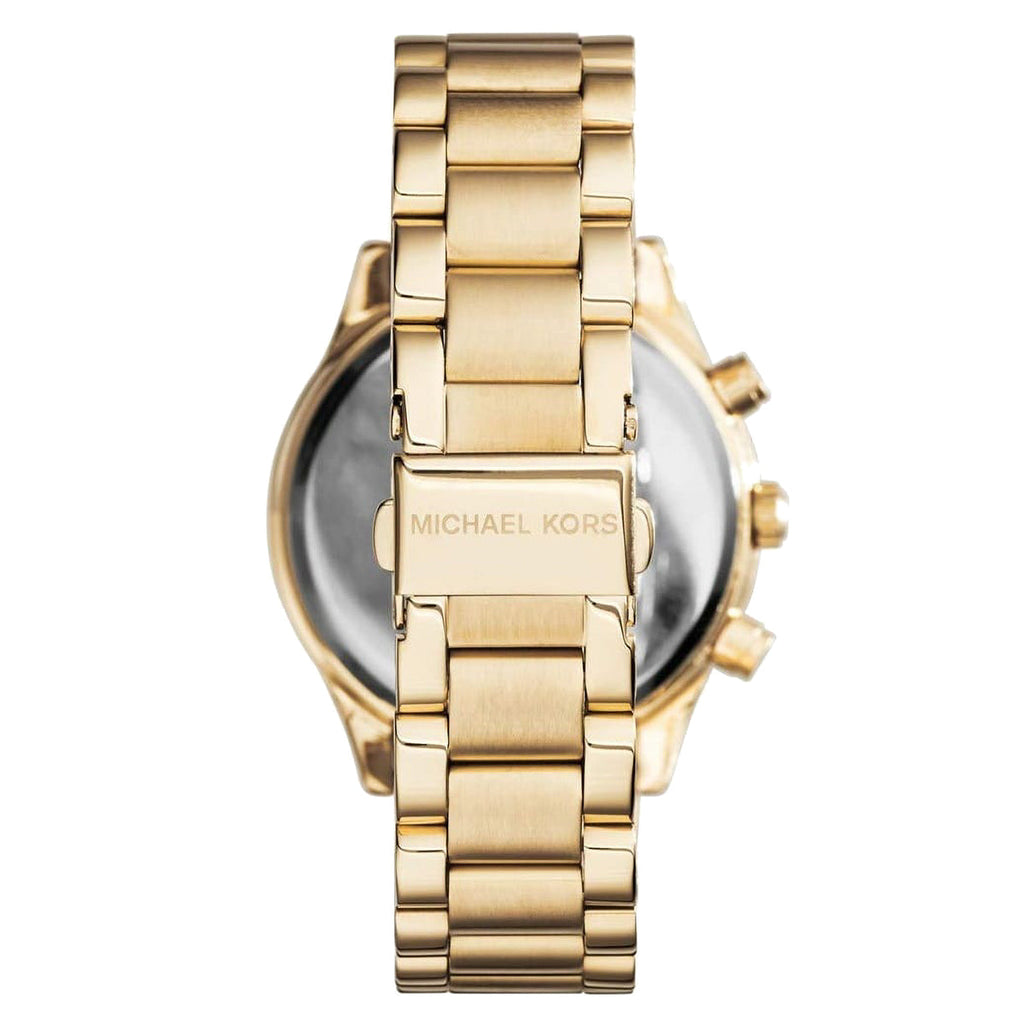 Michael Kors Brinkley Diamonds Gold Dial Gold Steel Strap Watch for Women - MK6187 Buy Now By Michael Kors