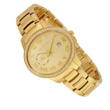 Michael Kors Whitley Analog Diamonds Gold Dial Gold Steel Strap Watch For Women - MK6227 Buy Now By Michael Kors