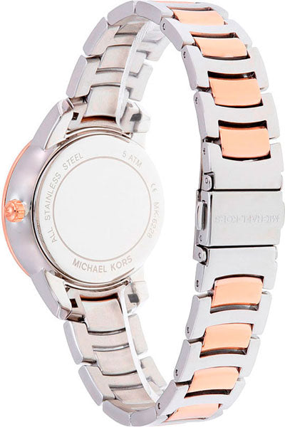 Michael Kors Whitley Analog White Dial Two Tone Steel Strap Watch For Women - MK6228 Buy Now By Michael Kors