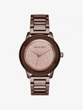 Michael Kors Kinley Brown Dial Brown Steel Strap Watch for Women - MK6245 Buy Now By Michael Kors