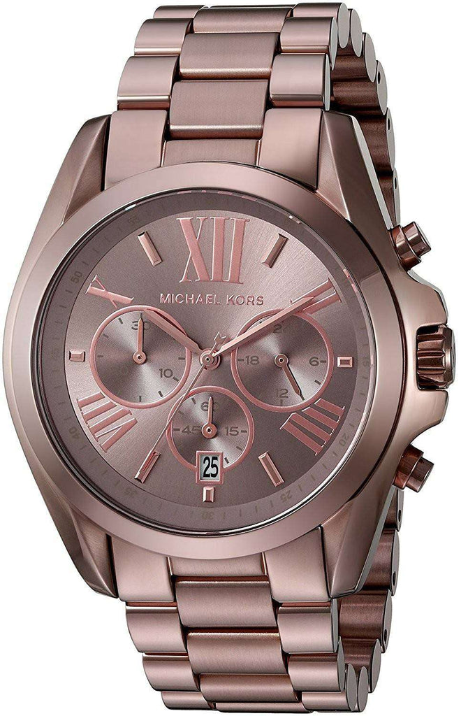 Michael Kors Bradshaw Chronograph Brown Dial Brown Steel Strap Watch For Women - MK6247 Buy Now By Michael Kors