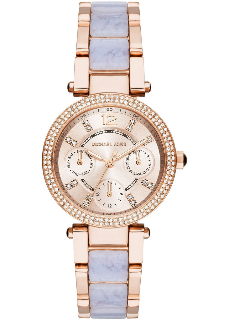 Michael Kors Parker Gold Dial Two Tone Steel Strap Watch for Women - MK6327 Buy Now By Michael Kors