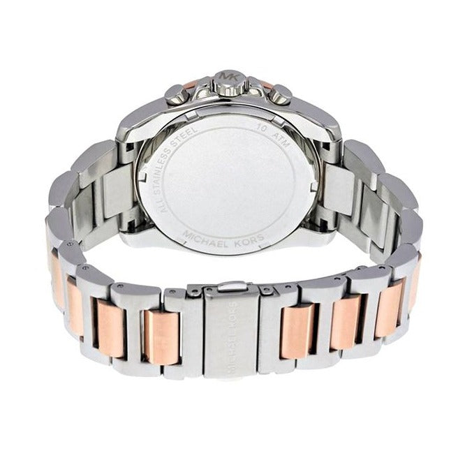 Michael Kors Brecken Chronograph White Dial Two Tone Steel Strap Watch For Women - MK6368 Buy Now By Michael Kors