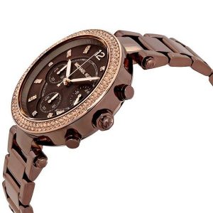 Michael Kors Parker Analog Quartz Brown Dial Brown Steel Strap Watch For Women - MK6378 Buy Now By Michael Kors
