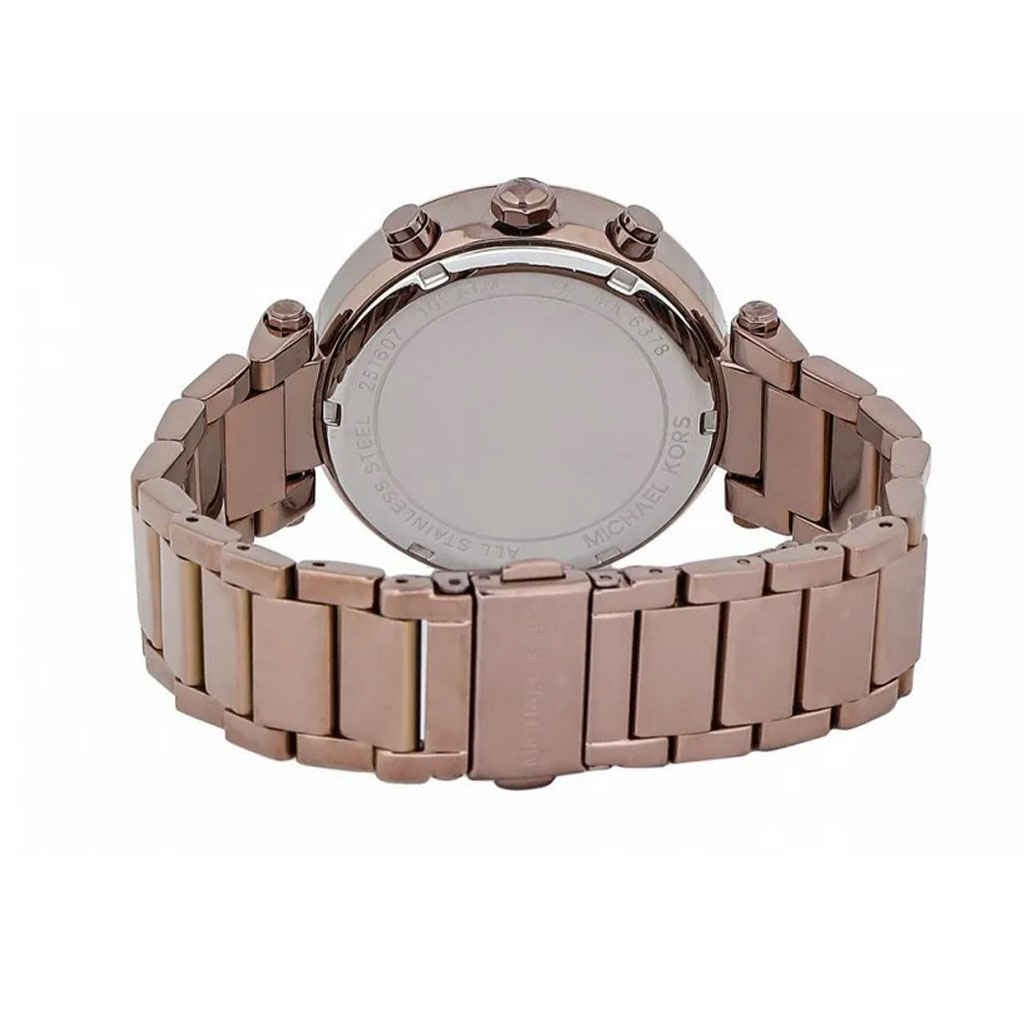 Michael Kors Parker Analog Quartz Brown Dial Brown Steel Strap Watch For Women - MK6378 Buy Now By Michael Kors
