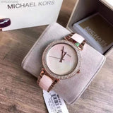 Michael Kors Parker Mother of Pearl Pink Dial Two Tone Steel Strap Watch for Women - MK6402 Buy Now By Michael Kors