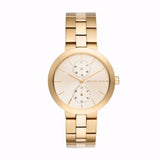 Michael Kors Garner Quartz Gold Dial Gold Steel Strap Watch For Women - MK6408 Buy Now By Michael Kors