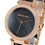 Michael Kors Parker Mother of Pearl Black Dial Two Tone Steel Strap Watch for Women - MK6414 Buy Now By Michael Kors