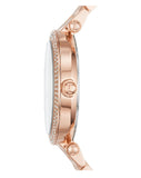Michael Kors Parker Rose Gold Dial with Diamonds Rose Gold Steel Strap Watch for Women - MK6426 Buy Now By Michael Kors