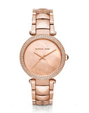 Michael Kors Parker Rose Gold Dial with Diamonds Rose Gold Steel Strap Watch for Women - MK6426 Buy Now By Michael Kors