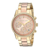 Michael Kors Ritz Chronograph Rose Dial Two Tone Steel Strap Watch for Women - MK6475 Buy Now By Michael Kors
