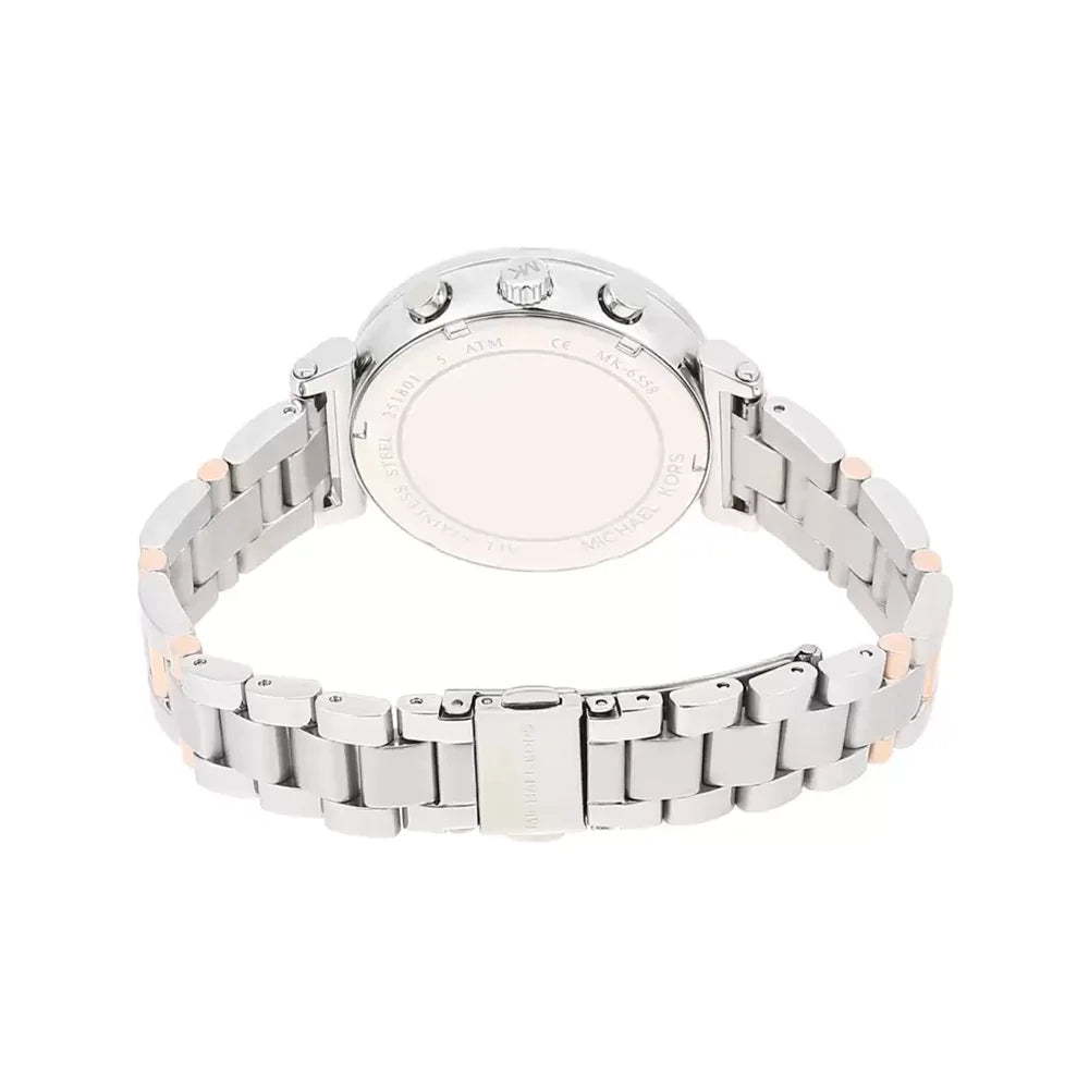 Michael Kors Sofie Chronograph Quartz White Dial Two Tone Steel Strap Watch For Women - MK6558 Buy Now By Michael Kors
