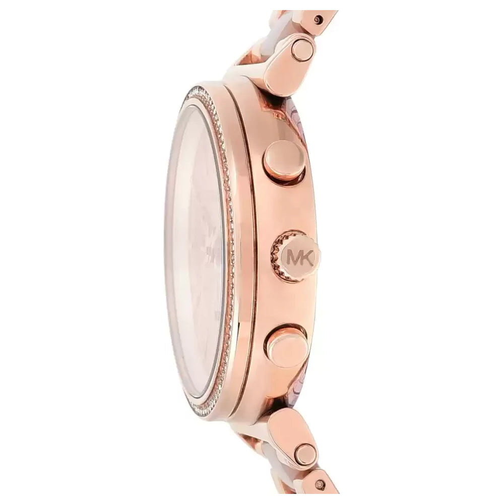 Michael Kors Sofie Chronograph Rose Gold Dial Rose Gold Steel Strap Watch For Women - MK6560 Buy Now By Michael Kors