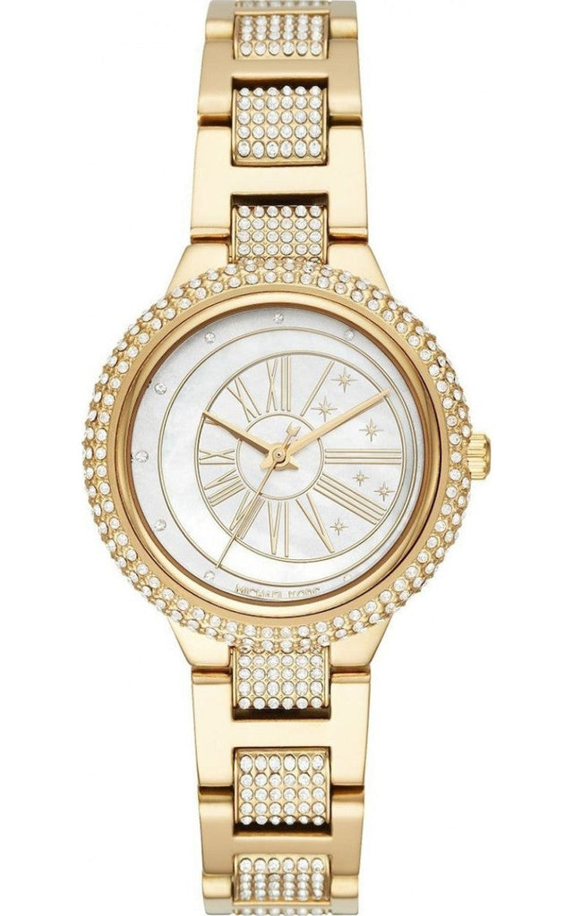 Michael Kors Taryn Mother of Pearl Dial Gold Steel Strap Watch For Women - MK6567 Buy Now By Michael Kors