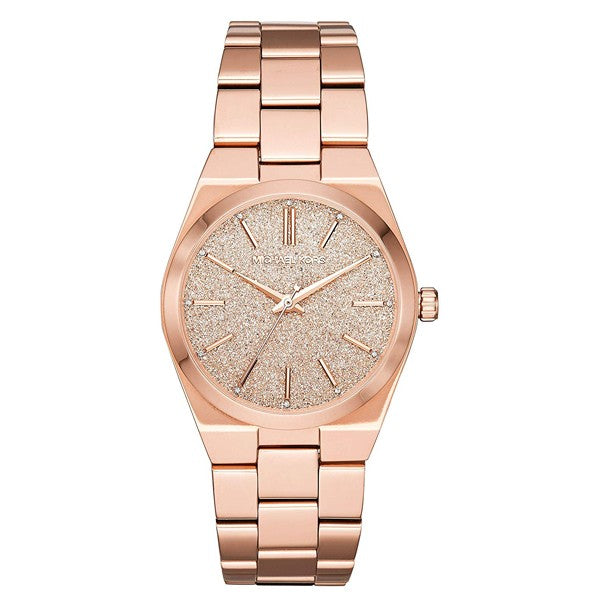 Michael Kors Channing Quartz Rose Gold Dial Rose Gold Steel Strap Watch For Women - MK6624 Buy Now By Michael Kors