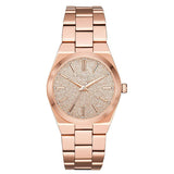 Michael Kors Channing Quartz Rose Gold Dial Rose Gold Steel Strap Watch For Women - MK6624 Buy Now By Michael Kors