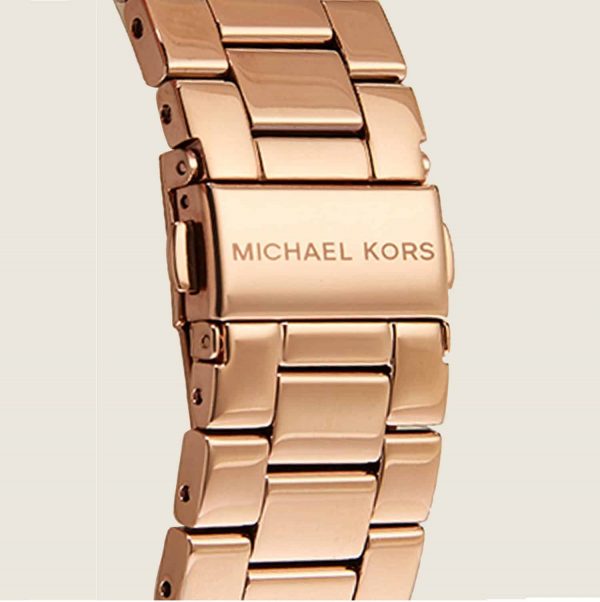 Michael Kors Channing Quartz Rose Gold Dial Rose Gold Steel Strap Watch For Women - MK6624 Buy Now By Michael Kors