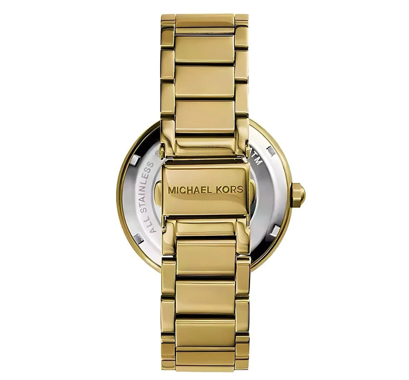 Michael Kors Parker Pave Gold Dial Gold Steel Strap Watch for Women - MK6659 Buy Now By Michael Kors