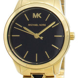 Michael Kors Runway Mercer Quartz Black Dial Two Tone Steel Strap Watch For Women - MK6672 Buy Now By Michael Kors