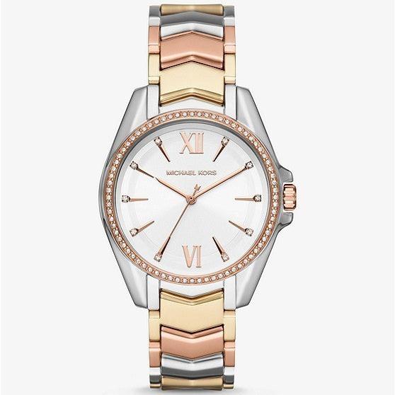 Michael Kors Whitney Quartz White Dial Two Tone Steel Strap Watch For Women - MK6686 Buy Now By Michael Kors