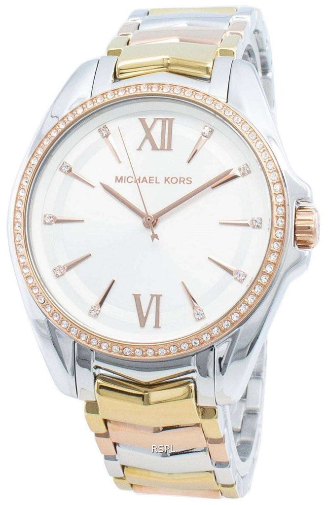 Michael Kors Whitney Quartz White Dial Two Tone Steel Strap Watch For Women - MK6686 Buy Now By Michael Kors