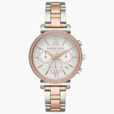Michael Kors Sofie Chronograph White Dial Two Tone Steel Strap Watch For Women - MK6688 Buy Now By Michael Kors