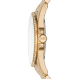 Michael Kors Whitney Three-Hand White Dial Gold Steel Strap Watch For Women - MK6693 Buy Now By Michael Kors